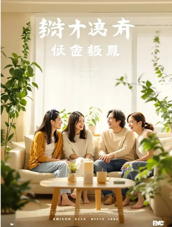 短剧《合租日记》封面海报
